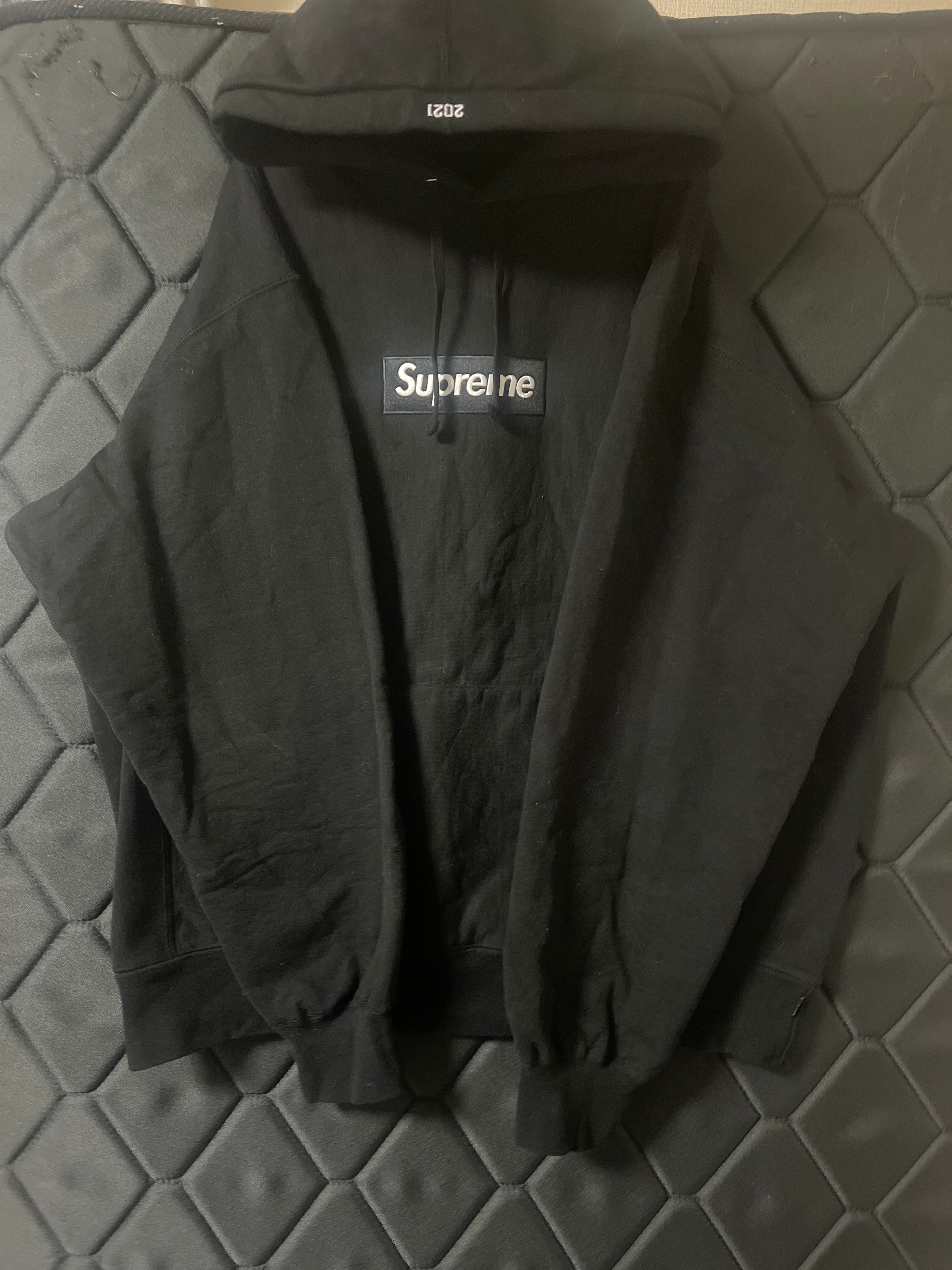 Supreme Box Logo Hooded Sweatshirt "Black" (21FW)
