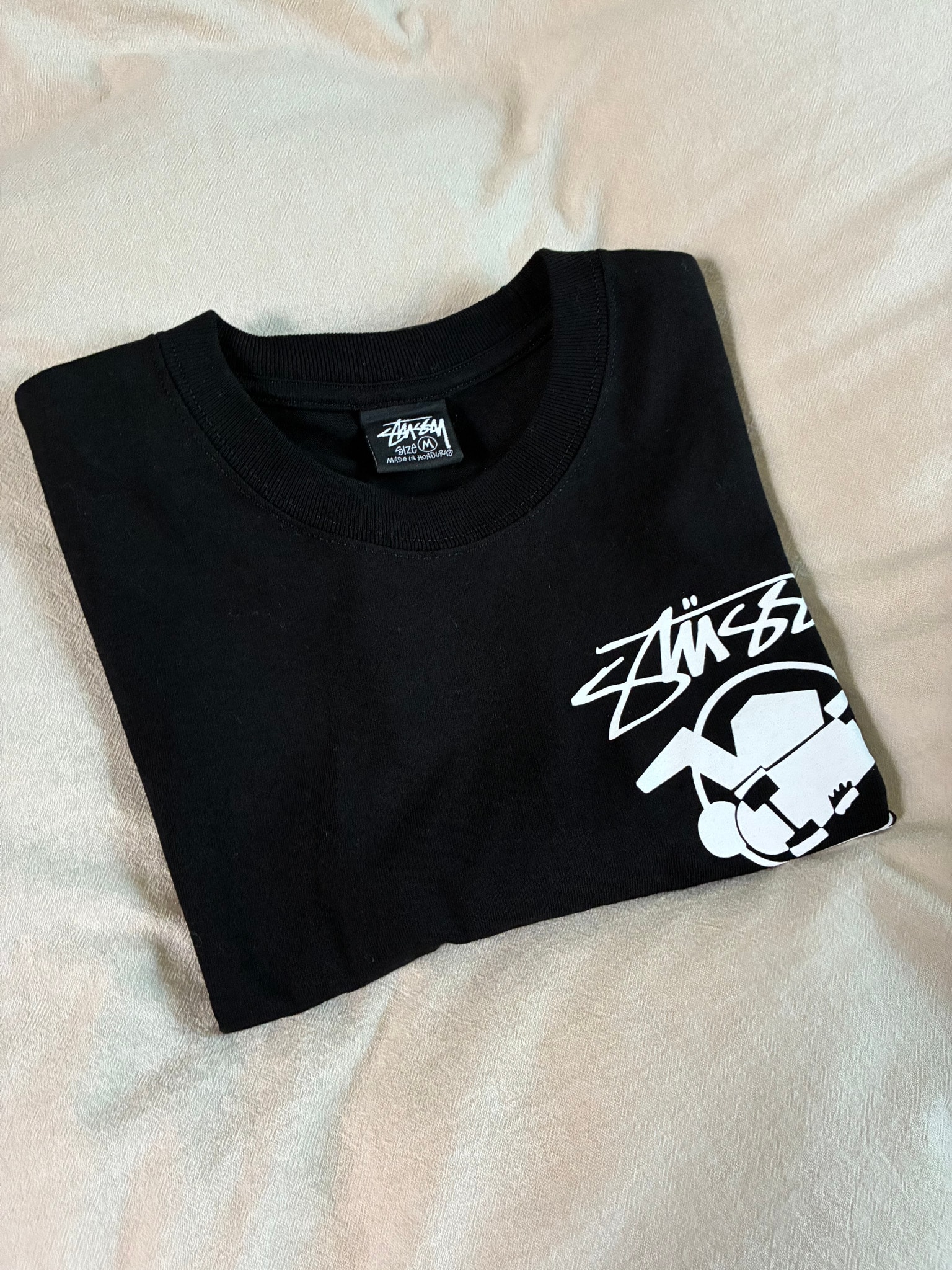 Stussy x Always Do What You Should Do Stack Tee "Black"