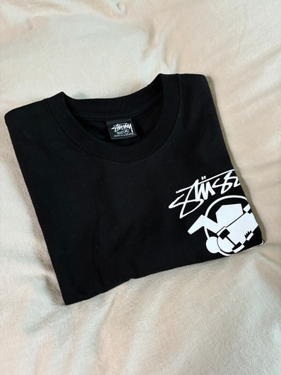 Stussy x Always Do What You Should Do Stack Tee "Black"