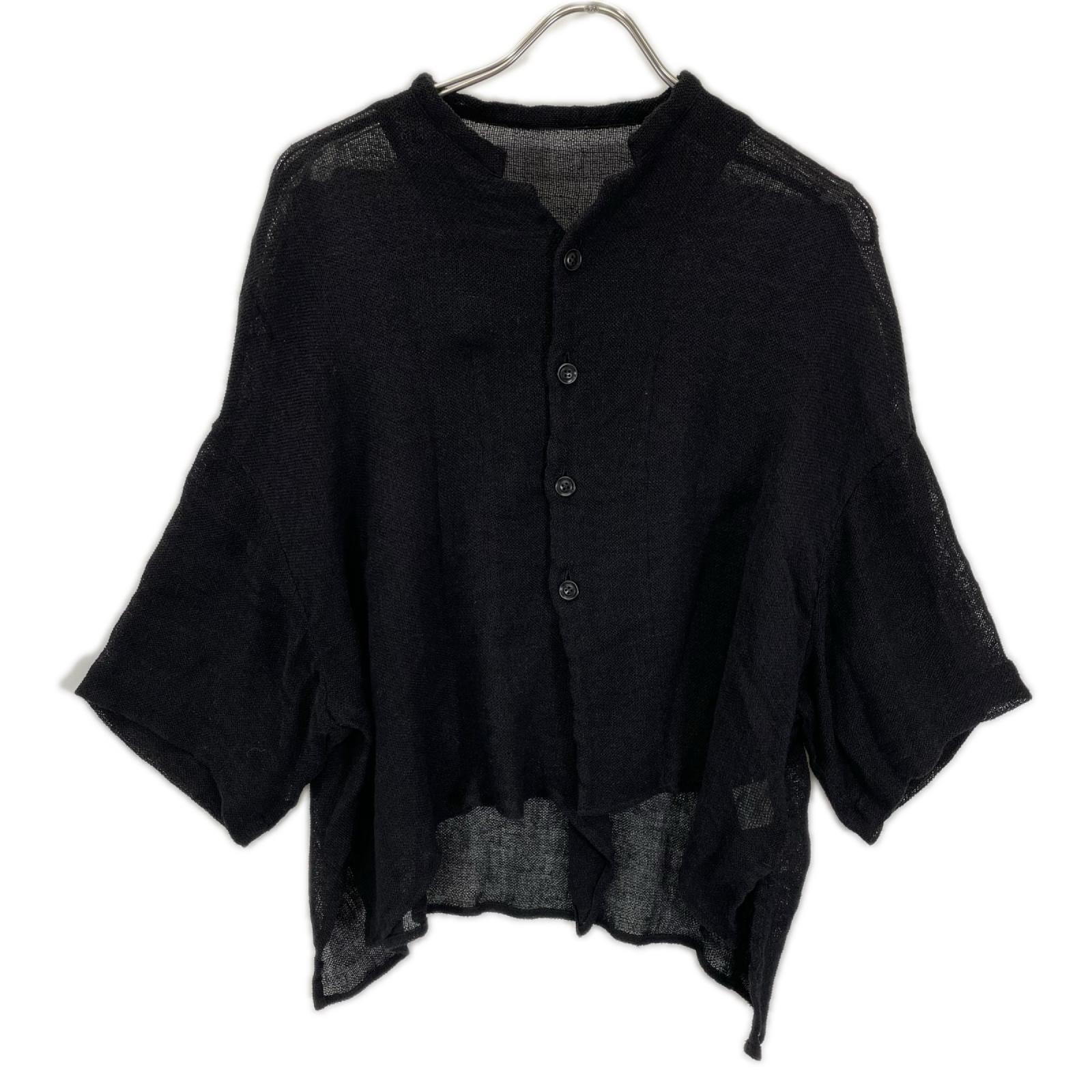 ワイズ YT-B22-329 ブラック LENO CLOTH HALF SLEEVE BOX シャツ 2