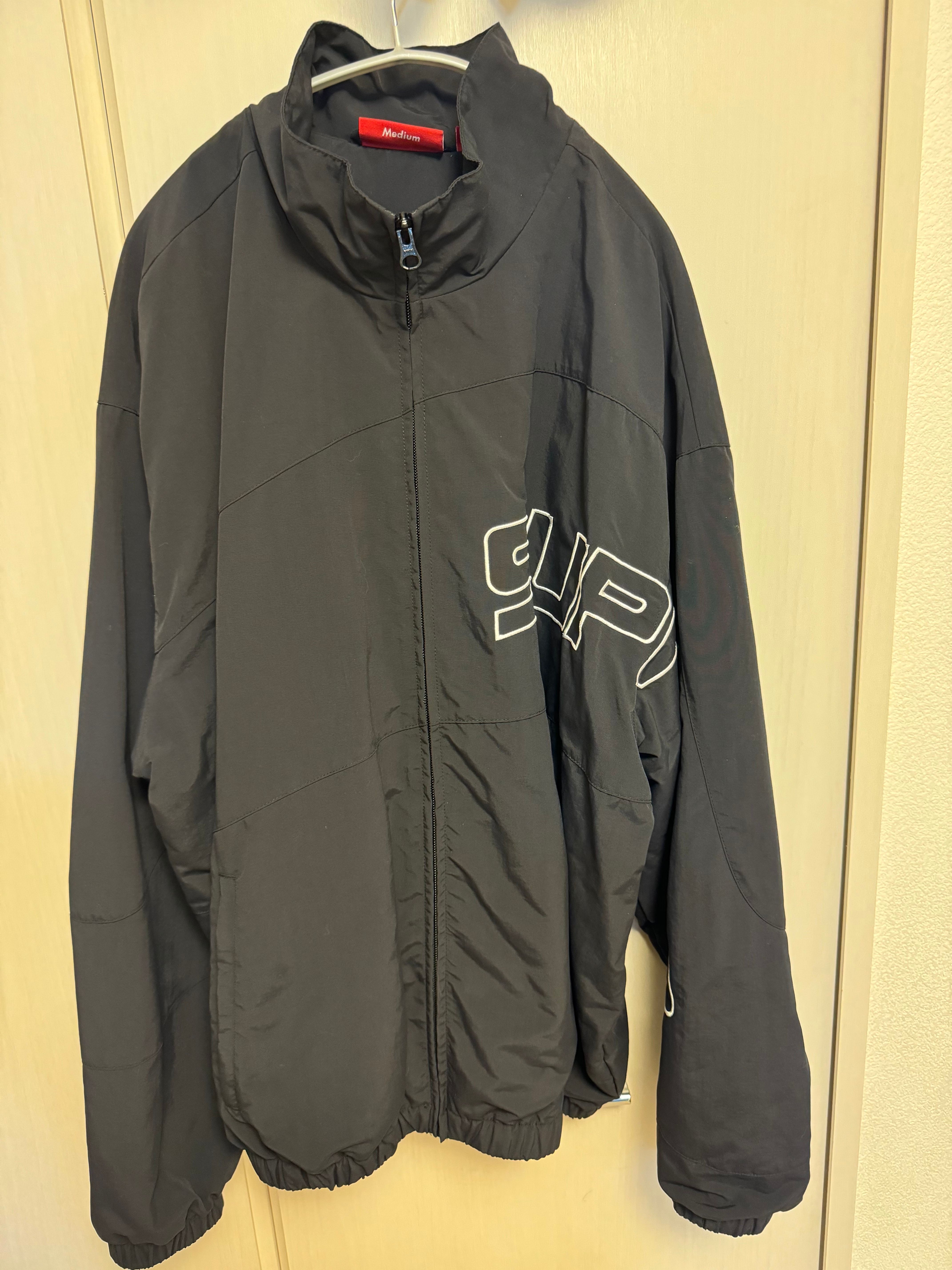 Supreme Curve Track Jacket "Black"