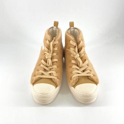 Dior(ディオール) ×ERLコラボ B23 ラビットモチーフ #42 ハイカット スニーカー ベージュ