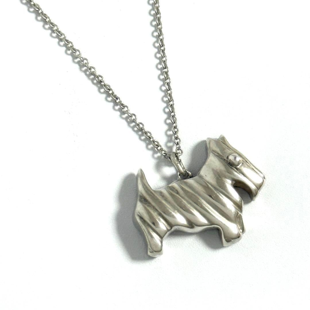 【ヴィンテージ】ティファニー レディース ドッグ ペンダント ネックレス
