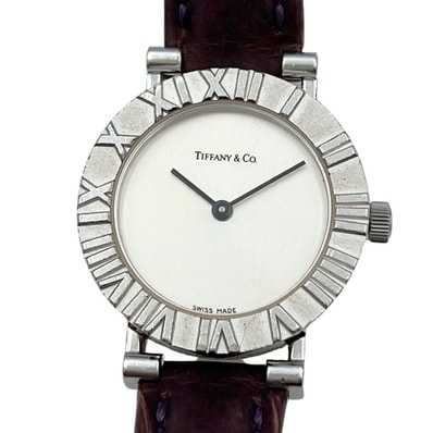 TIFFANY&CO. ティファニー アトラス シルバー925 クオーツ レディース 腕時計 C1421