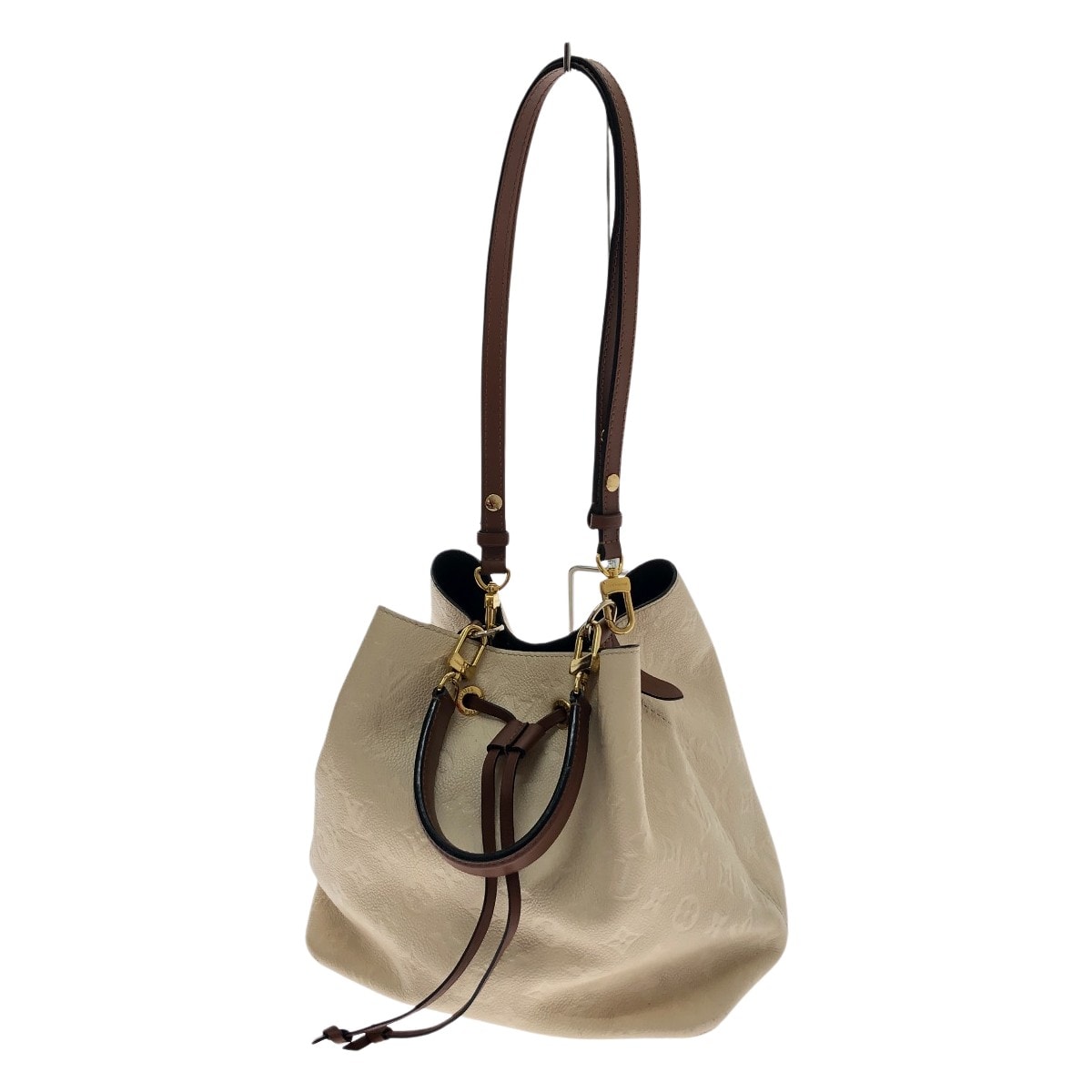 □□LOUIS VUITTON ルイヴィトン モノグラム アンプラント ネオノエ 2wayバッグ 本体のみ M45307 クレーム(アイボリー)