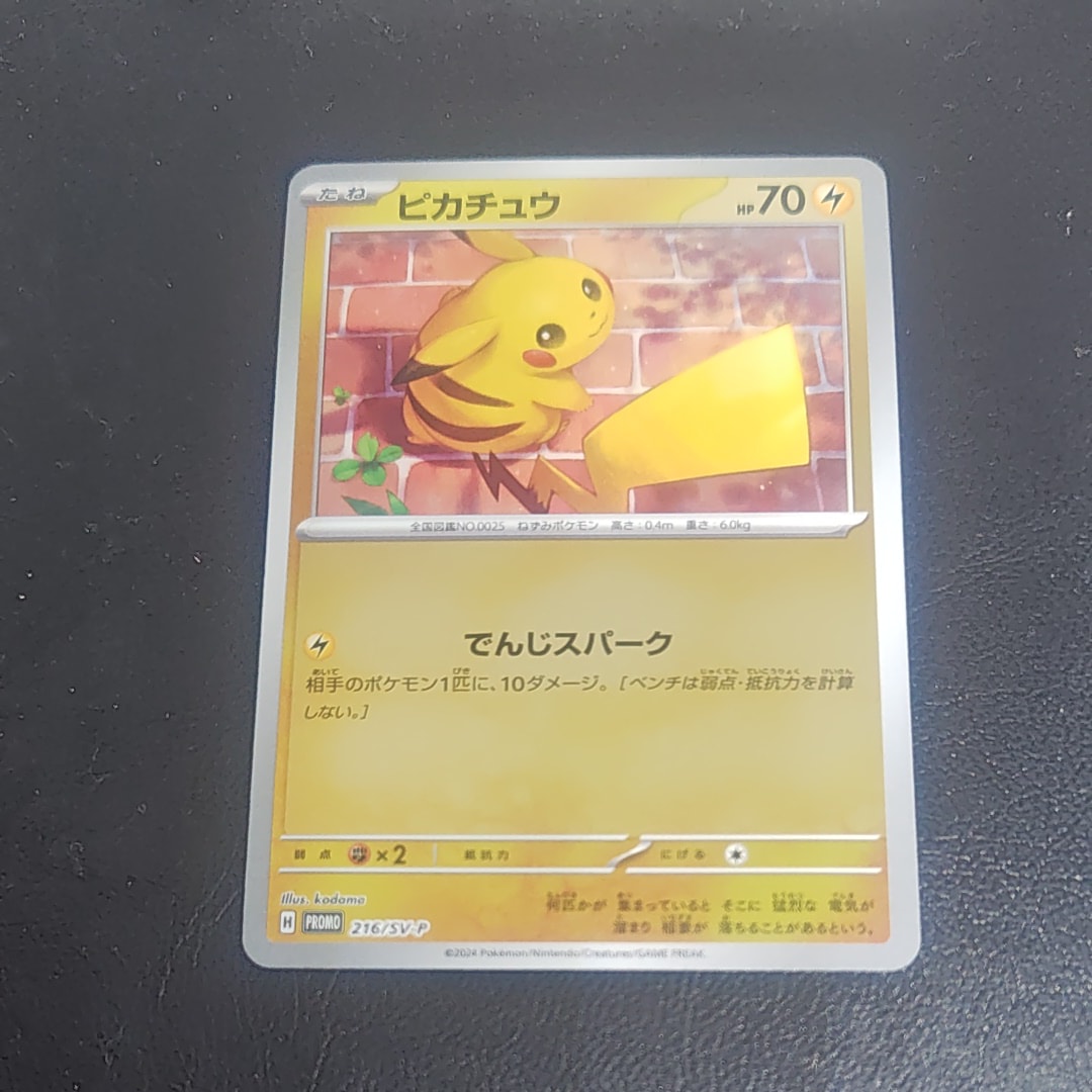 ピカチュウ P [SV-P 216](プロモカードパック「ポケカの夏がキタ!プロモカードGetキャンペーン!」)