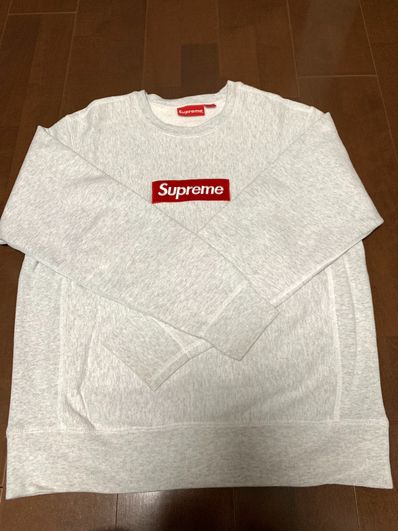 Supreme Box Logo Crewneck Sweatshirt "Ash Grey" (18FW)