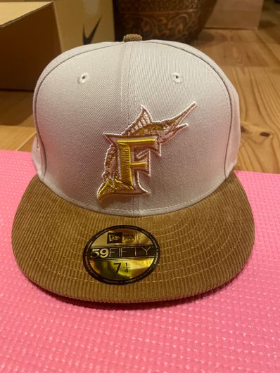 MLB Corduroy Visor クーパーズタウン フロリダ・マーリンズ