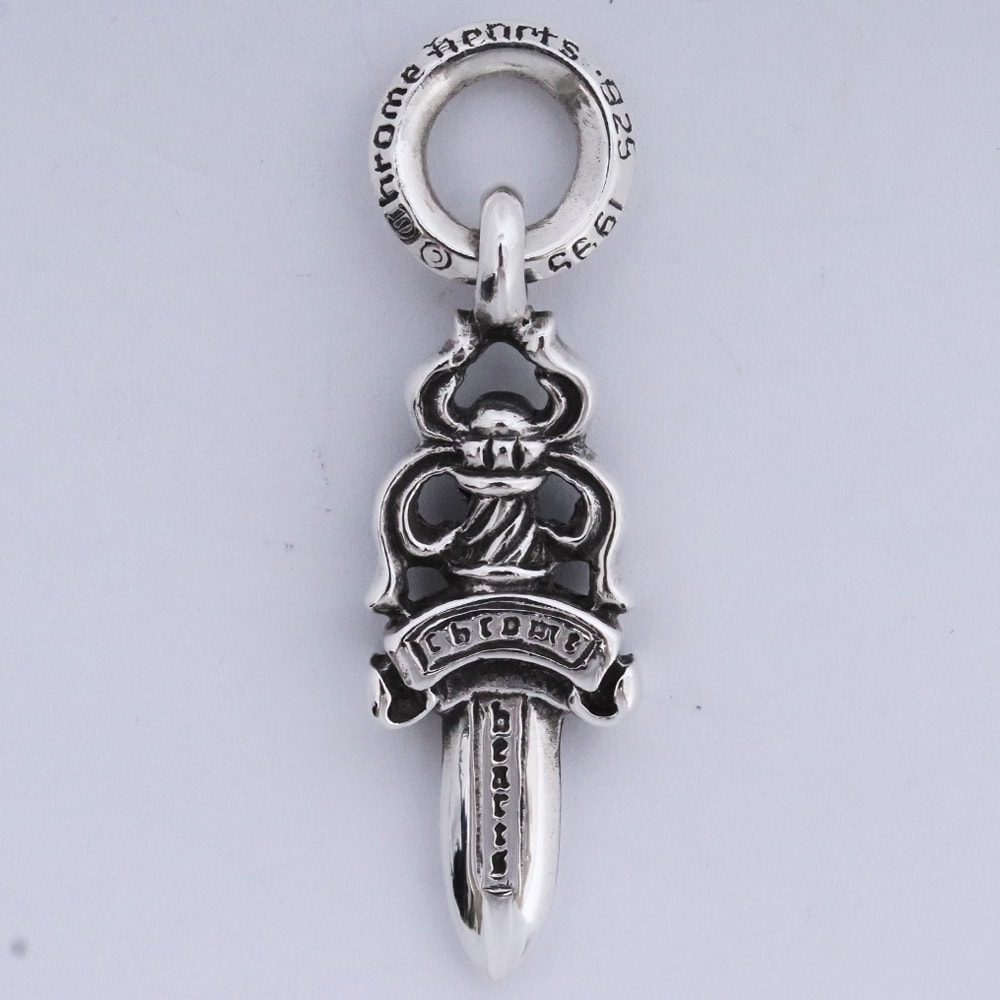 Chrome Hearts # 5 Dagger Charm "Silver"