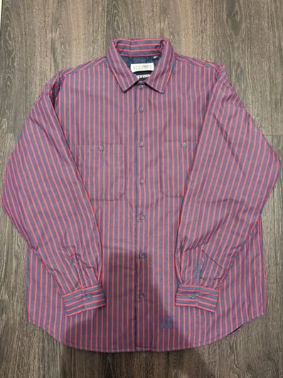 Supreme x MM6 Maison Margiela Padded Shirt "Stripe"