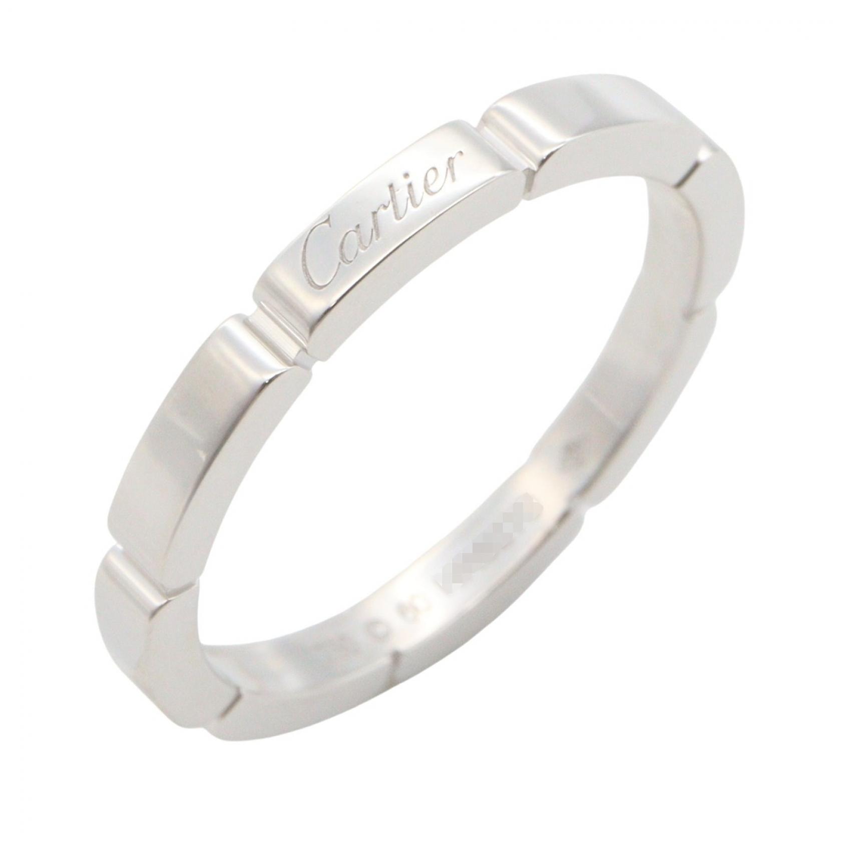 カルティエ CARTIER マイヨンパンテール リング リング・指輪 ジュエリー K18WG(ホワイトゴールド) メンズ レディース シルバー系 【中古】