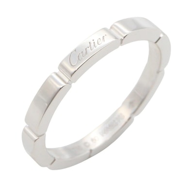 カルティエ CARTIER マイヨンパンテール リング リング・指輪 ジュエリー K18WG(ホワイトゴールド) メンズ レディース シルバー系 【中古】