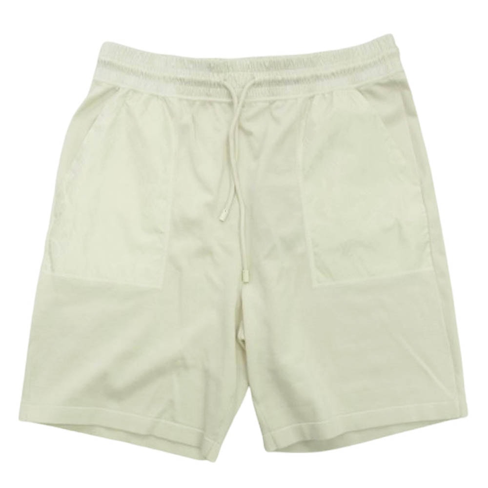 LOUIS VUITTON ルイ・ヴィトン ショートパンツ 25SS 1AHVPK ショーツウィズモノグラムナイロンディテール ショーツ ショートパンツ ホワイト系 L【新古品】【未使用】【中古】