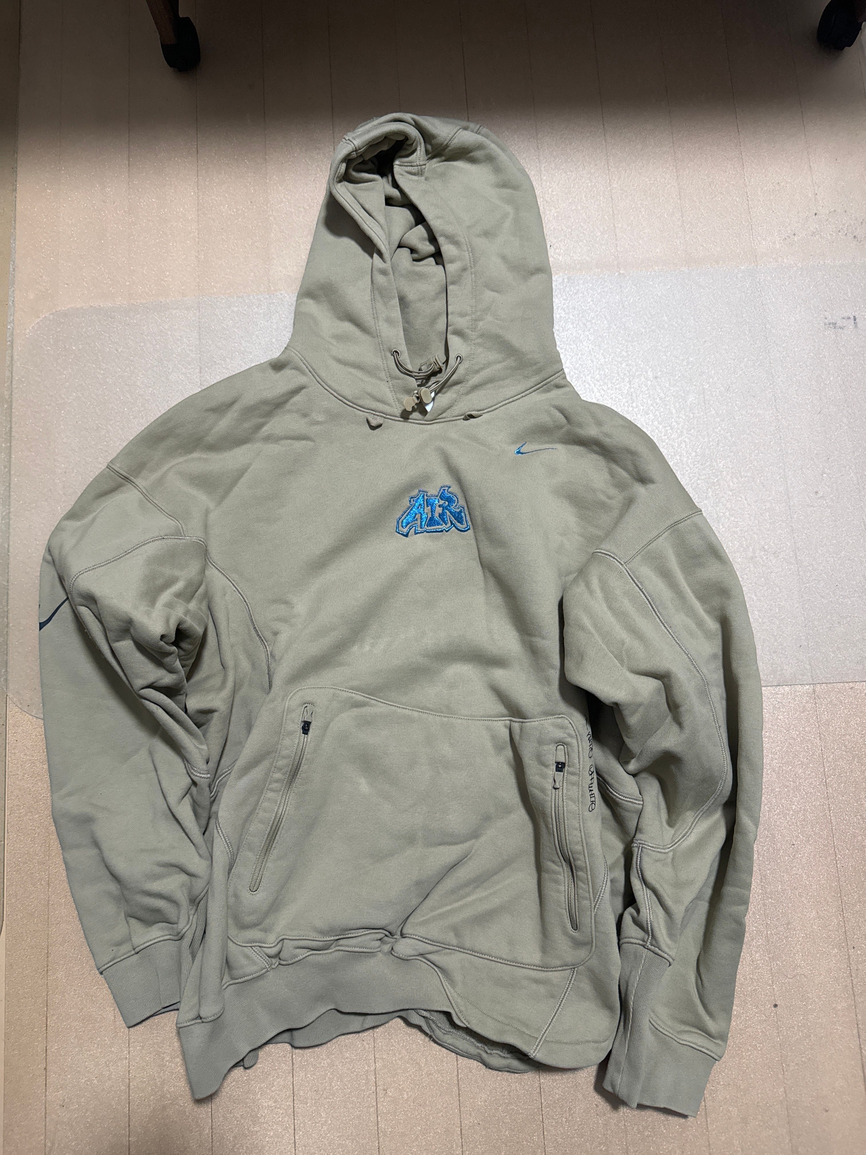 Nike x Off-White Men's Fleece Parka 006 "Khaki"