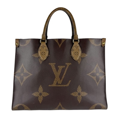ルイ ヴィトン LOUIS VUITTON ハンドバッグ ショルダーバッグ モノグラム ジャイアント オンザゴーMM/モノグラム ジャイアント ブラウン レディース M45321【中古】 z9887