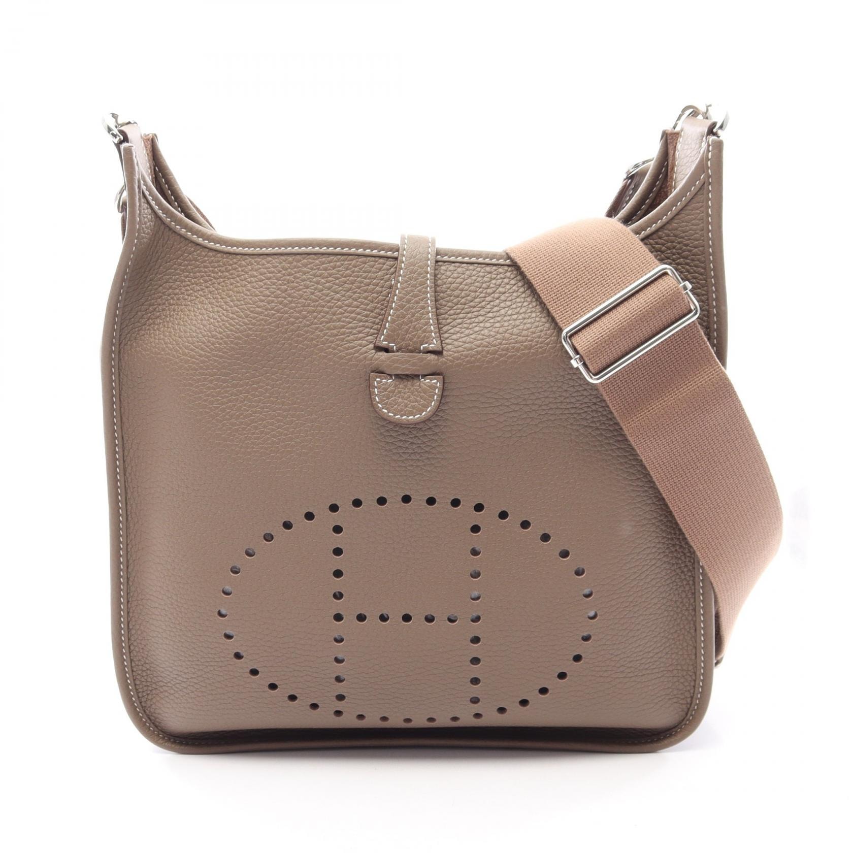 エルメス HERMES エヴリン 3 トロワ PM ショルダーバッグ バッグ レザー トリヨンクレマンス トリヨンクレマンス エトゥープ K刻印(2025年製造) レディース グレー系 【中古】