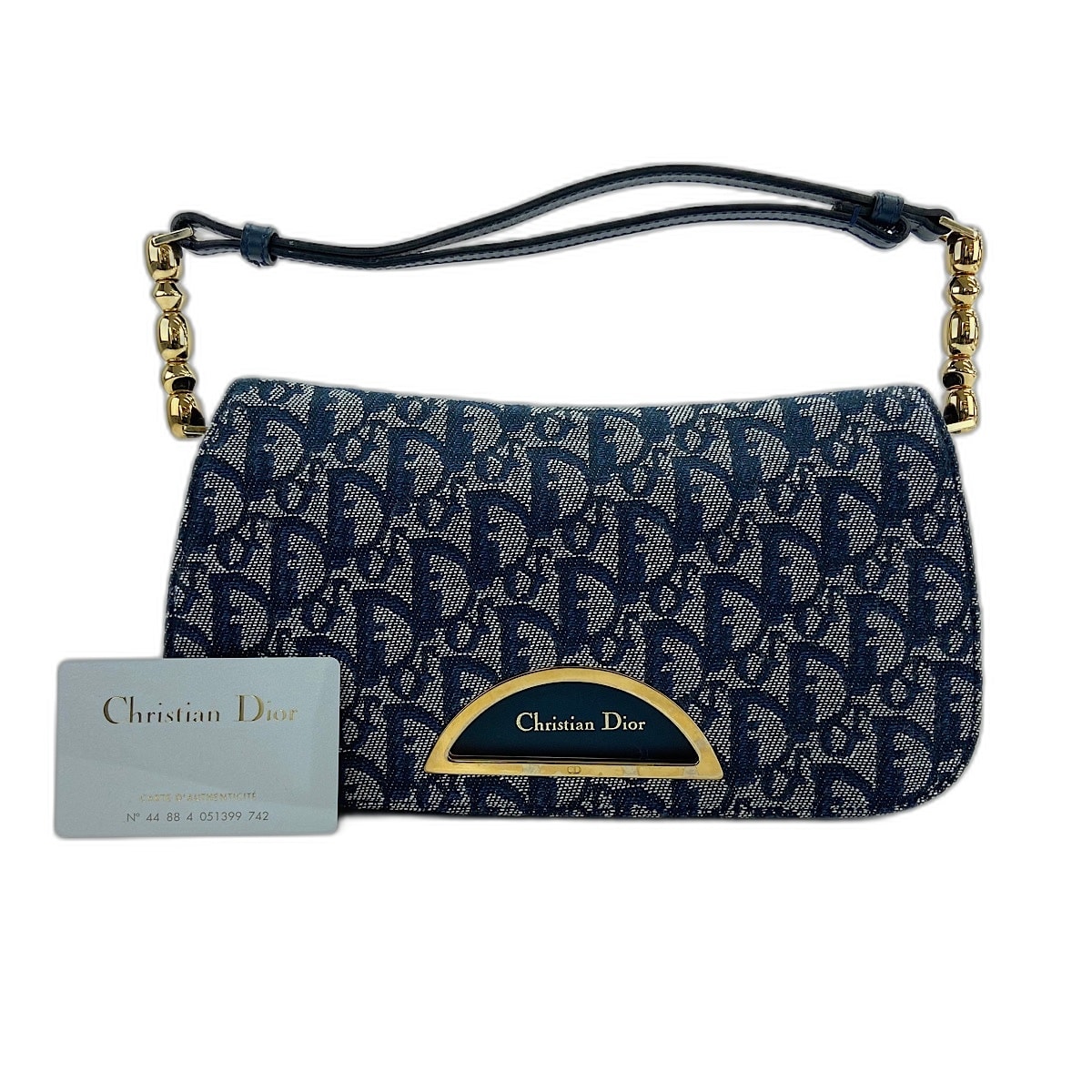 ディオール Dior マリスパール トロッター ショルダーバッグ キャンバス【中古】