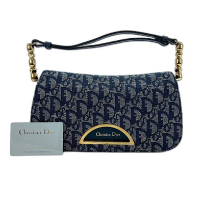 ディオール Dior マリスパール トロッター ショルダーバッグ キャンバス【中古】