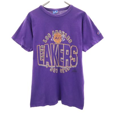 Champion チャンピオン 90s USA製 オールド 青タグ 半袖 Tシャツ M パープル