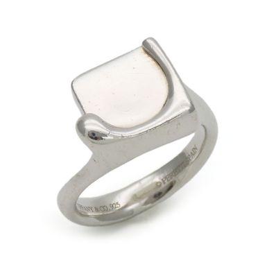 【中古】 ティファニー リング・指輪 スプラッシュスクエア シルバー925 約6.1g シルバー 約#10 エルサペレッティ アクセサリー レディース 女性 TIFFANY&Co.