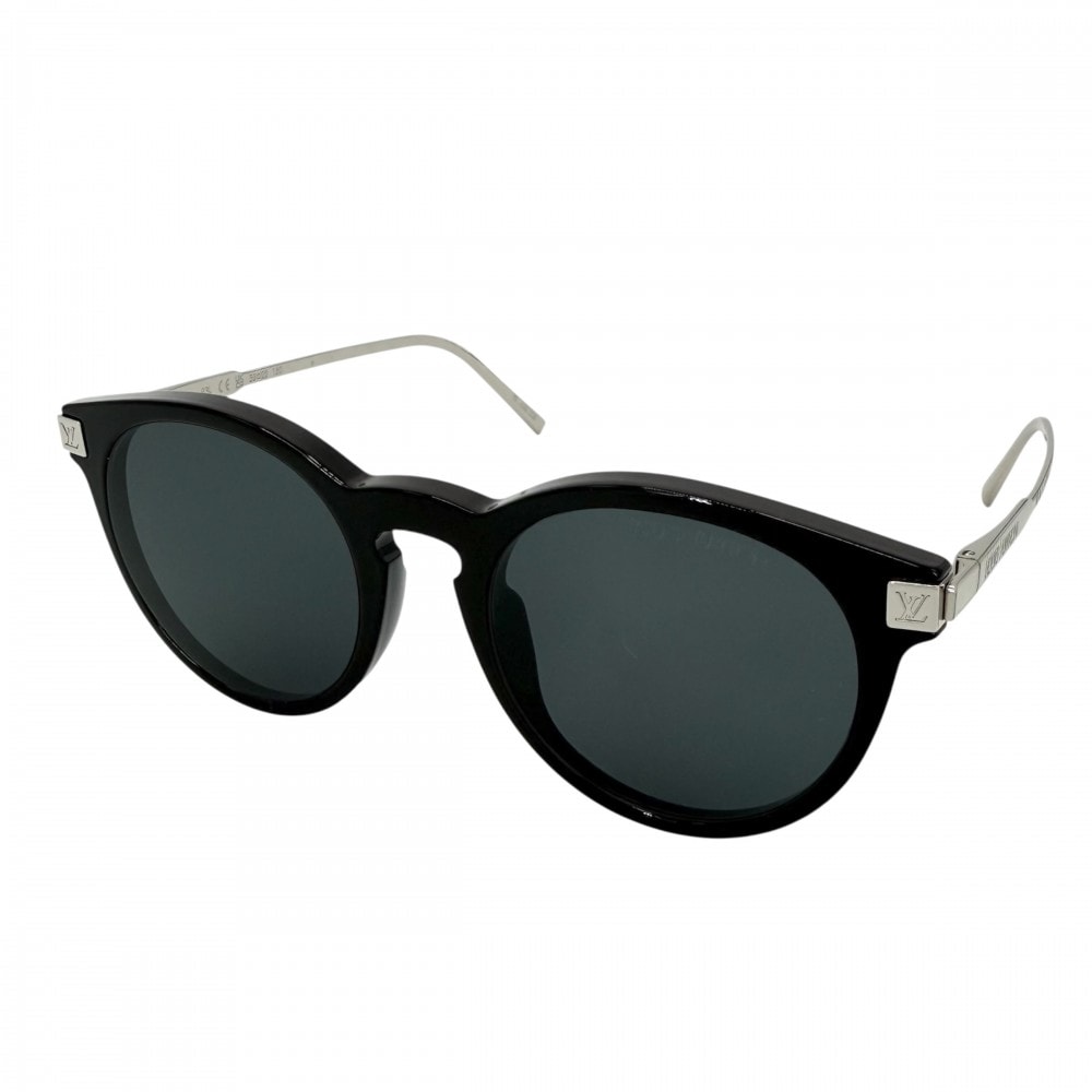 LOUIS VUITTON ルイヴィトン サングラス モノグラム LVライズ ファッションアイテム 眼鏡 Z1669E    ブラック 黒 シルバー メンズ【中古品】