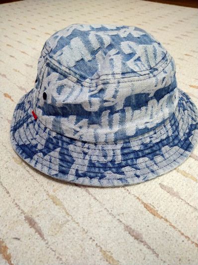 Supreme Fat Tip Jacquard Denim Crusher "Blue"