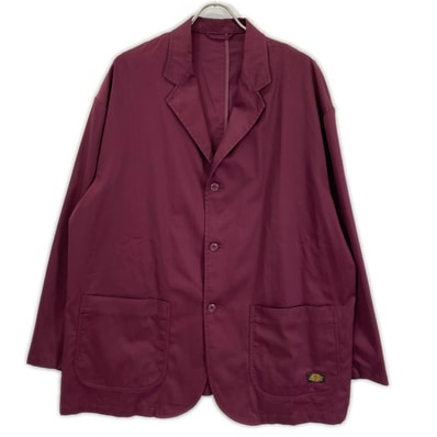 ディッキーズ 【×TRIPSTER×BEAMS】194M10BM02 ボルドー 2B テーラードジャケット XL