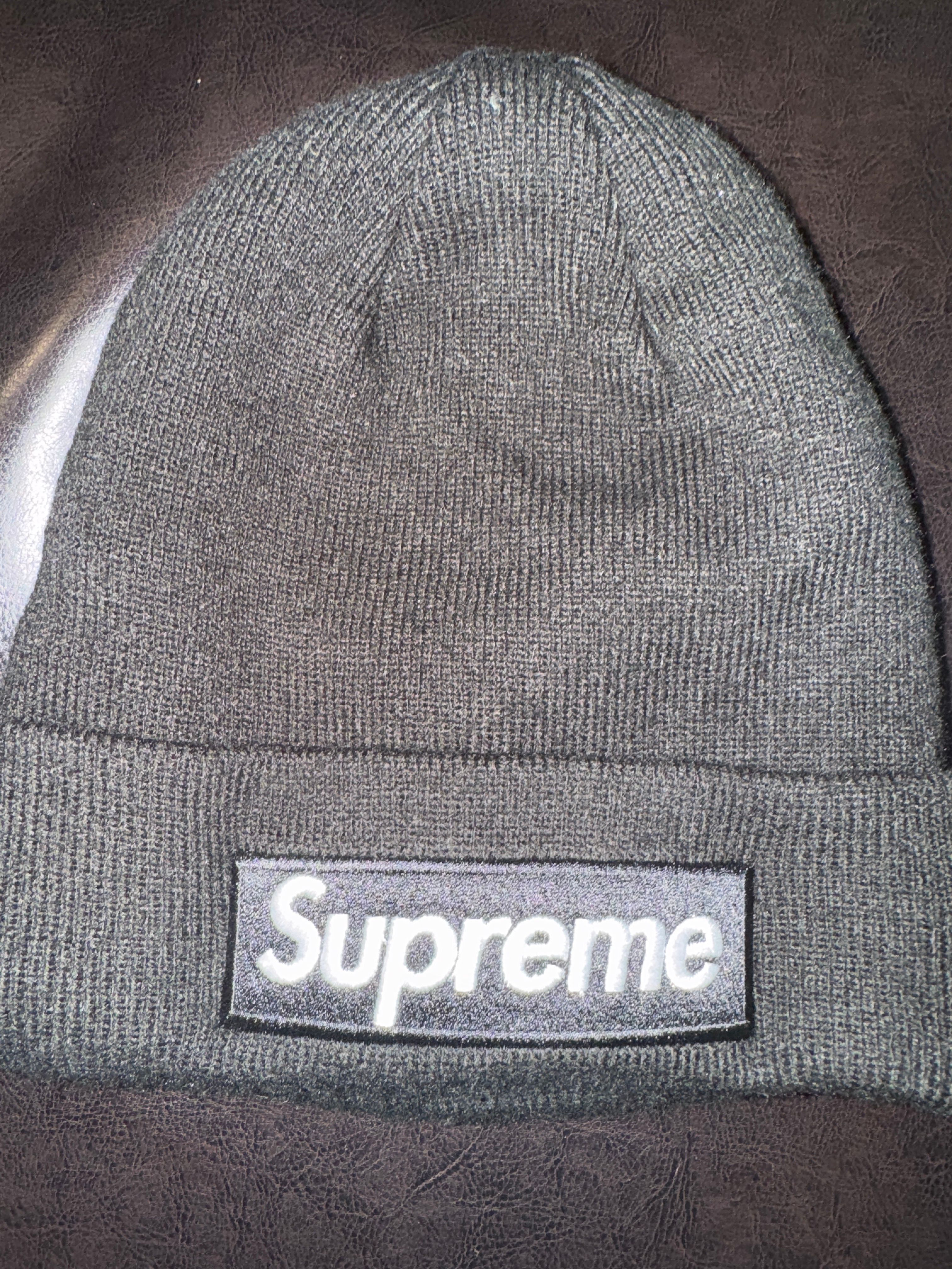 Supreme New Era Box Logo Beanie "Black" (23FW)
