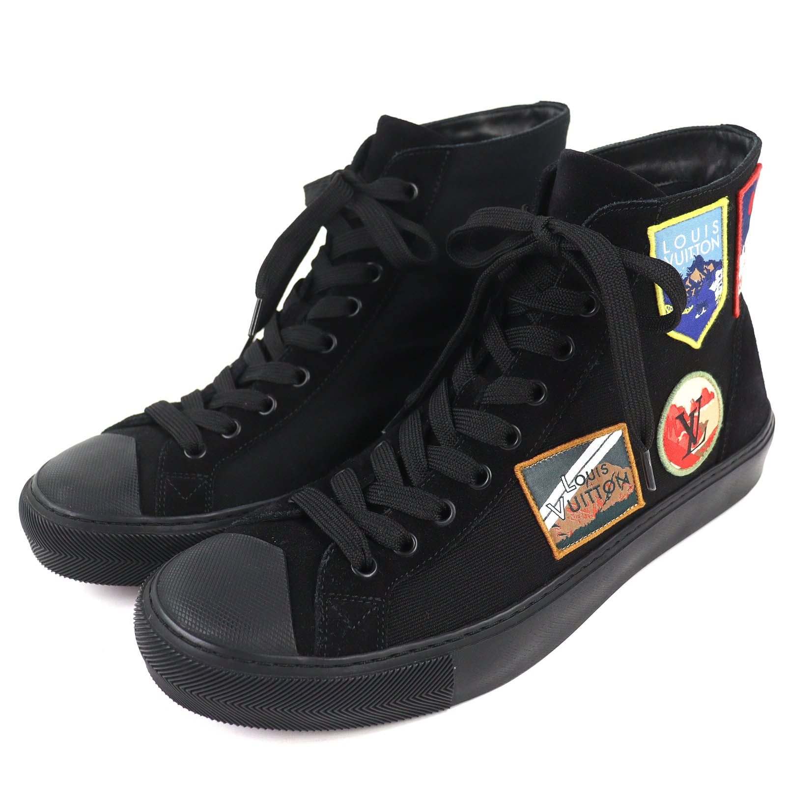 極美品 ルイヴィトン ハイカットスニーカー タトゥーライン アルプスワッペン 7