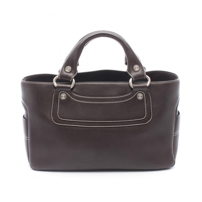 セリーヌ CELINE ブギーバッグ ハンドバッグ バッグ レザー レディース ブラウン系 【中古】