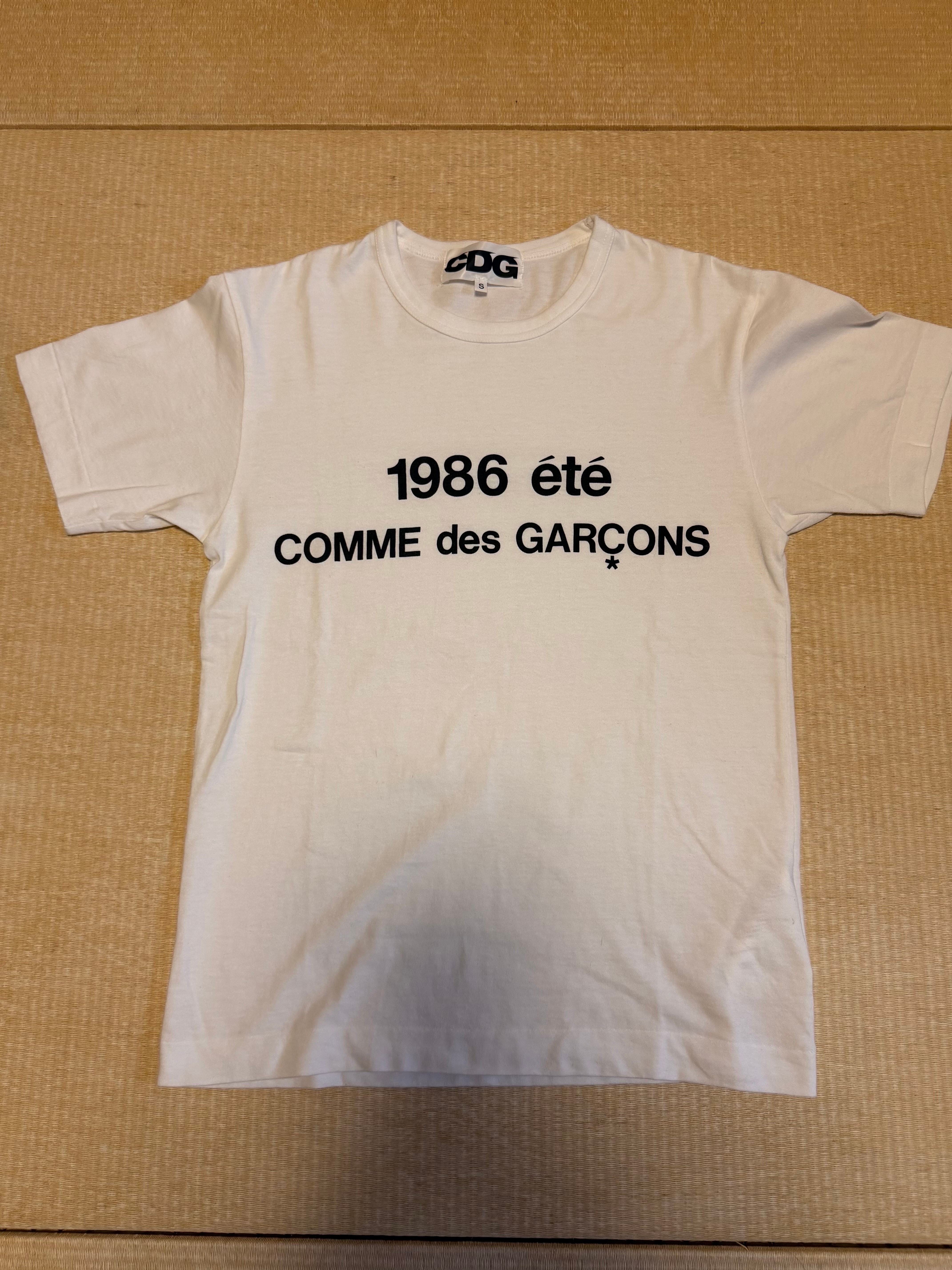 COMME des GARCONS CDG 1986 Ete T-Shirt 