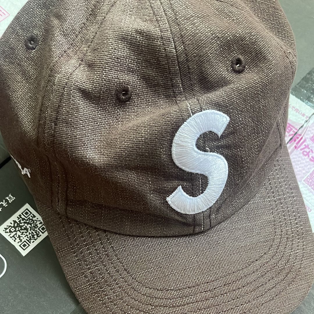 Supreme Cordura Denim S Logo 6-Panel "Brown"