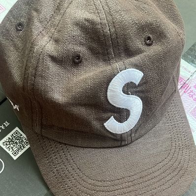 Supreme Cordura Denim S Logo 6-Panel "Brown"