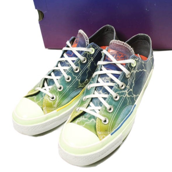 CONVERSE x PIGALLE コンバース ピガール 別注 CHUCK 70 OX チャックテイラー オールスター 70 オックス 165747C US8(26.5cm) MULTI/MULTI/BLACK/EGRET CT70 スニーカー シューズ