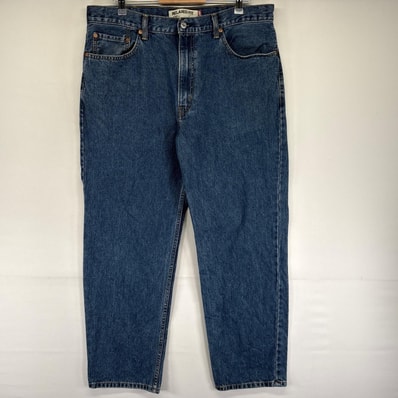古着 リーバイス Levi's デニム パンツ 550 5ポケット テーパード ジッパーフライ ジーンズ ジーパン W38 L32 ブルー系 メンズ