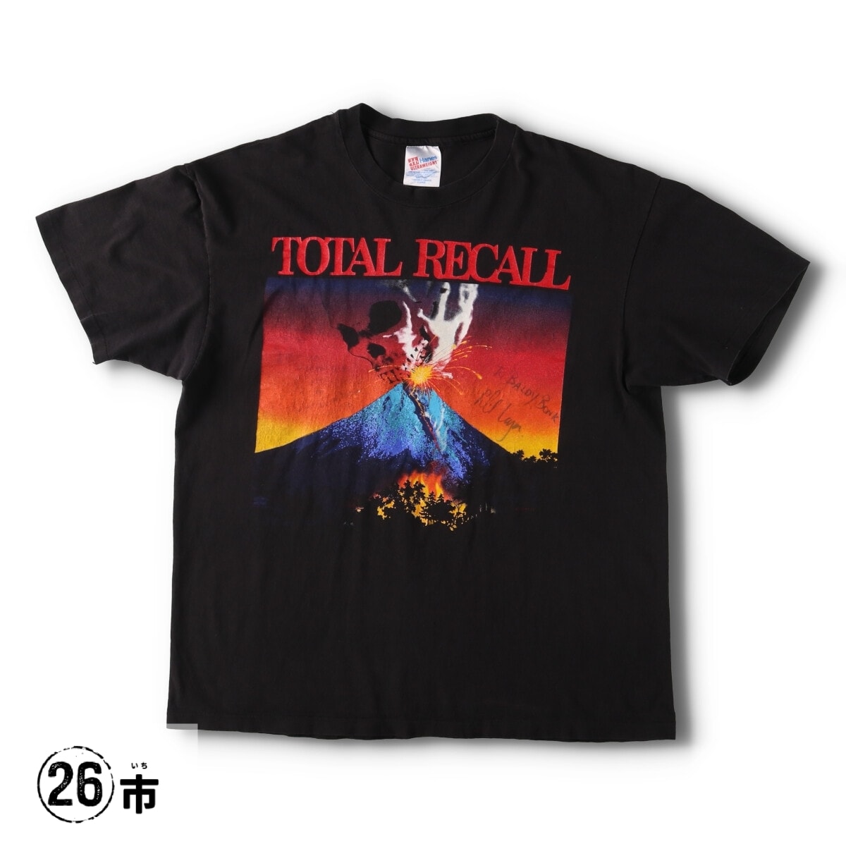 古着 90年代 ヘインズ Hanes NAZARETH ナザレス TOTAL RECALL TOUR 1993 ツアー バンドTシャツ バンT USA製 メンズXL相当 ヴィンテージ/evb029230