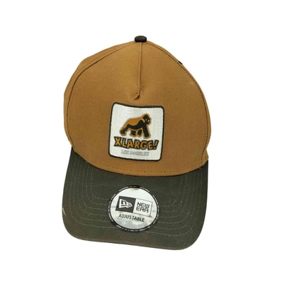 ロゴ刺繍 バックスナップ 6パネルキャップ【1141924874298】