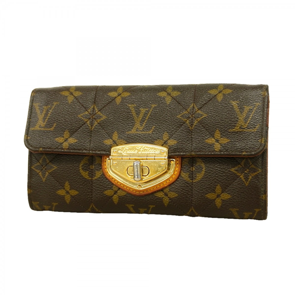 【6de6079】ルイヴィトン 長財布 モノグラム・エトワール ポルトフォイユサラ M66556 ブラウン【中古】レディース