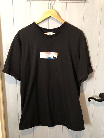 Supreme / Emilio Pucci® Box Logo Tee "Black/Pink"