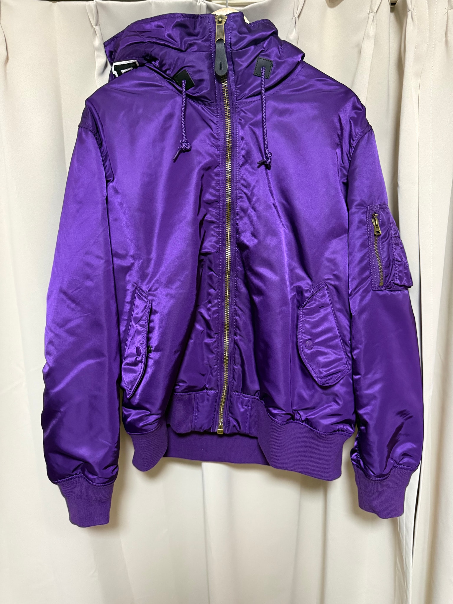 Supreme Hooded MA-1 "Purple"
