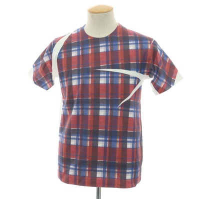 【中古】コムデギャルソンシャツ COMME des GARCONS SHIRT 2025年春夏 コットン クルーネック 半袖Tシャツ ホワイト【サイズS】【メンズ】