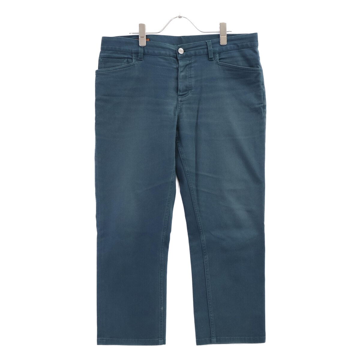 エルメス セリエ釦 グリーン デニムパンツ 44