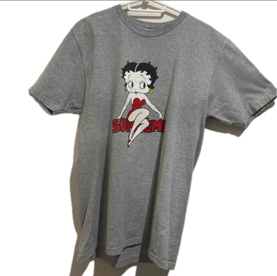 Supreme Betty Boop Tee "Heather Grey"