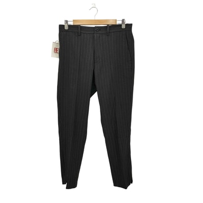 YAKUZA PIN-STRIPES CROPPED TROUSERS テーパードスラックス【1142273202633】