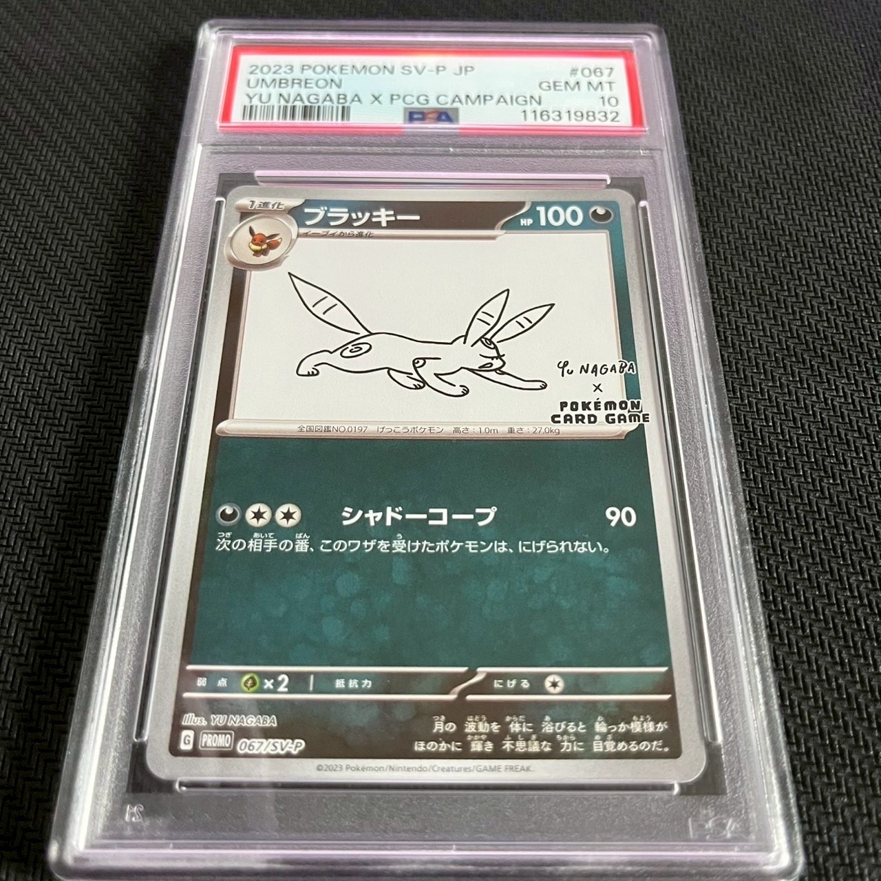 ブラッキー: プロモ (ナガバブラッキー) [SV-P 067](「YU NAGABA×ポケモンカードゲーム」プロモーションカード「SV-P」)