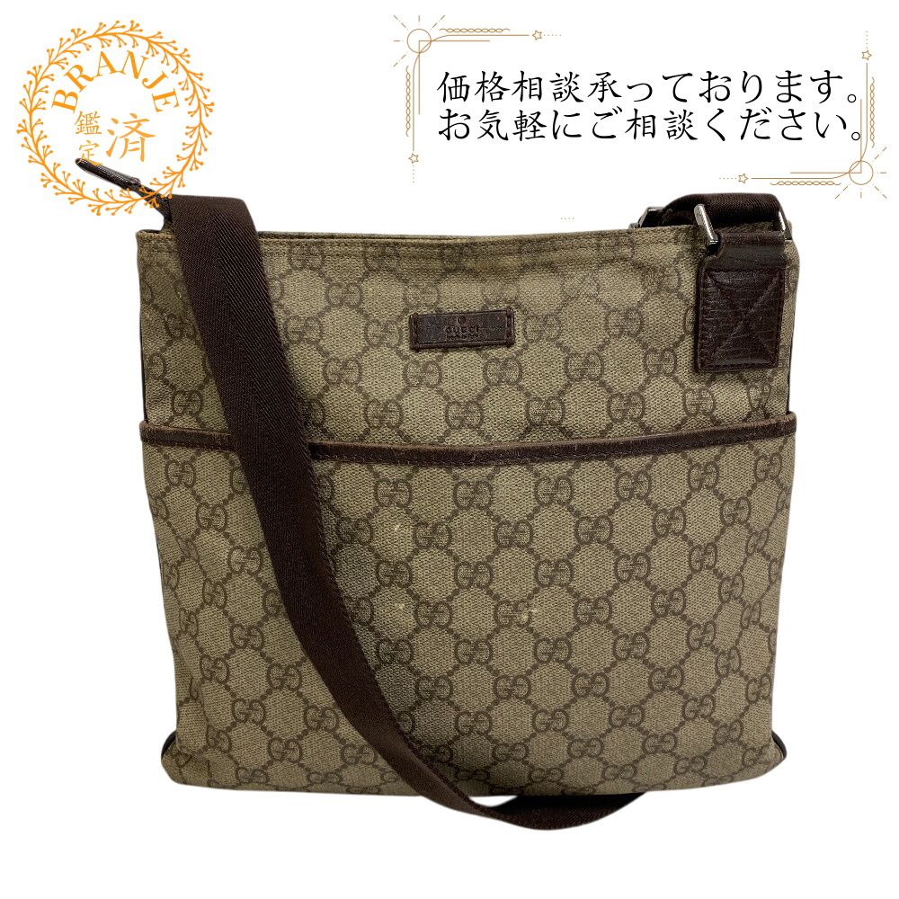 グッチ GUCCI ショルダーバッグ GGスプリーム 141626 ベージュ
