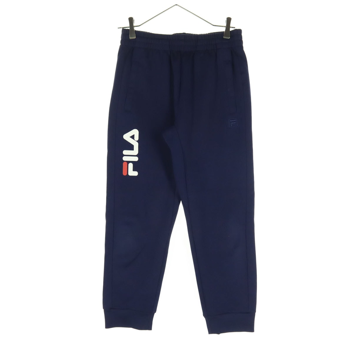 FILA フィラ ロゴプリント スウェットパンツ M ネイビー