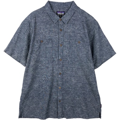 古着 パタゴニア Patagonia 53139SP20 バックステップシャツ 半袖 ヘンプシャツ ボックスシャツ メンズXL相当/eaa641484