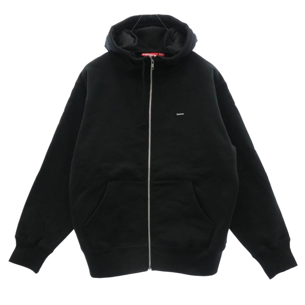 Supreme シュプリーム パーカー Small Box Zip Up Hooded Sweatshirt スモールボックス ジップアップ フーディー スウェットシャツ パーカー ブラック系 S【美品】【中古】
