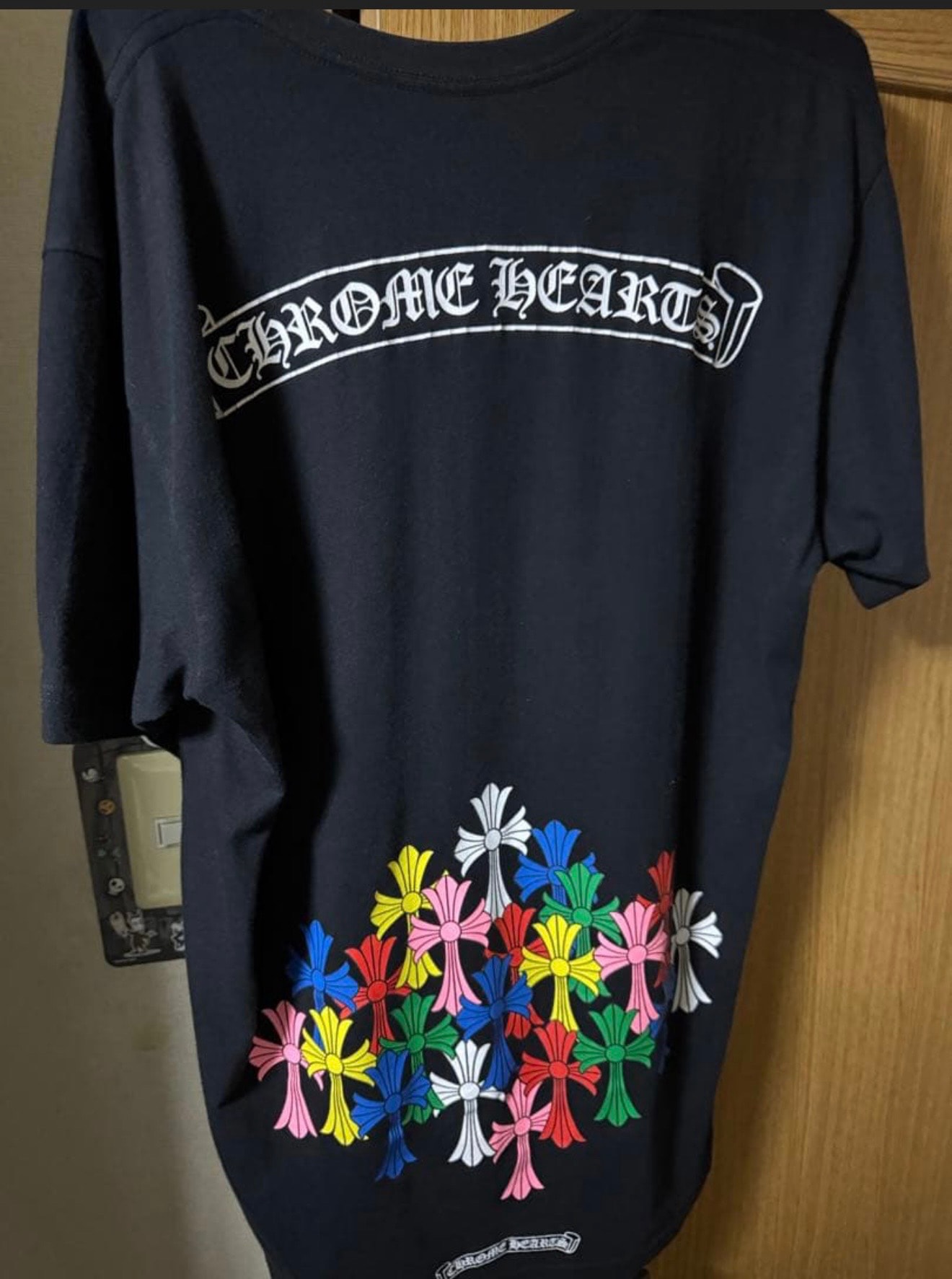 Chrome Hearts Cemetery Cross T-Shirt "Black/Multicolor"